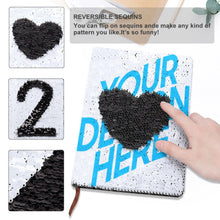 Charger l'image dans la galerie, Cahier/Carnet à paillettes Journal BG1613016 impression personnalisé avec photo logo texte motif