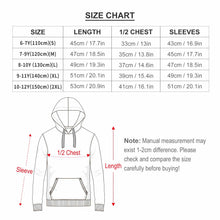 Charger l'image dans la galerie, Sweat à capuche pour enfants / Hoodie imprimé personnalisé impression complète avec photo texte logo (Image Unique)