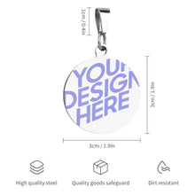 Charger l'image dans la galerie, Pet Tag / médaille pour chiens CW1501012 personnalisé avec photo logo texte motif