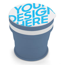 Charger l'image dans la galerie, Gobelet pliable inox en silicone JJ0520063 impression personnalisé avec logo texte photo motif