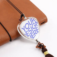 Charger l'image dans la galerie, Pendentif pour rétroviseur de voiture personnalisé en cristal avec photo prénom image