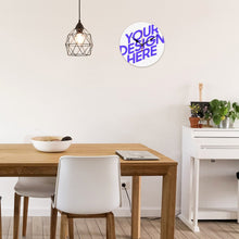 Charger l'image dans la galerie, Horloge murale en bois pas d'échelle personnalisée avec photo image logo motif texte