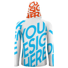 Charger l'image dans la galerie, Sweat à capuche à manches longues protection solaire homme personnalisé avec photo prénom texte