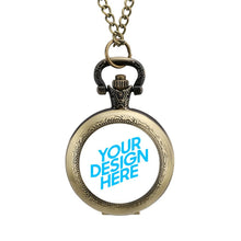 Charger l'image dans la galerie, Montre à gousset montre de poche personnalisée avec texte et photos