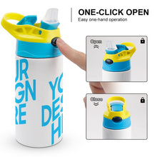 Charger l'image dans la galerie, Petite gourde pour enfant / Gourde Pop-up personnalisé avec votre photo logo prénom