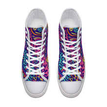 Charger l'image dans la galerie, Chaussures en toile montantes unisexe femme homme tendance personnalisées avec photo motif texte logo