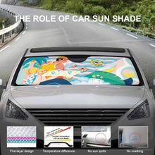 Charger l'image dans la galerie, Pare-soleil voiture de pare-brise personnalisé avec texte photo logo