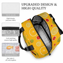 Charger l'image dans la galerie, Grand Sac Isotherme Repas / Sac à repas avec poche personnalisé avec photo logo texte motif (Impression d’image unique)