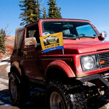 Charger l'image dans la galerie, Drapeaux de voiture / Décoration voiture extérieur personnalisé avec photo logo texte motif