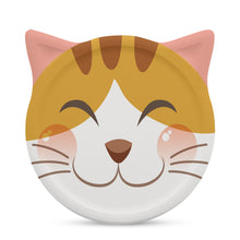 Charger l'image dans la galerie, Dessous de verre en céramique / Sous-verres en forme de chat 4/6 pièces personnalisé avec photo logo texte motif