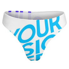 Charger l'image dans la galerie, Slip femme de qualité string femme NZ207 personnalisé avec photo motif logo texte (impression des multi-images)