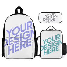 Charger l'image dans la galerie, Sacs à Dos enfant adulte Sacs Repas et sac à stylo personnalisé avec photo logo texte motif