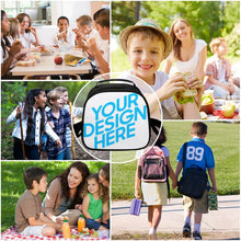 Charger l'image dans la galerie, Sac isotherme repas / sac isolant repas pour enfant personnalisé avec photo text logo