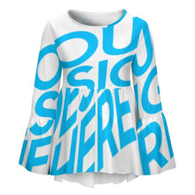 Charger l'image dans la galerie, T-shirt tee shirt manches longues grande taille femme ample chic PL personnalisé avec motif image logo texte (impression d'image unique)