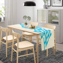 Charger l'image dans la galerie, Chemin de table en lin personnalisé avec photo image logo motif texte