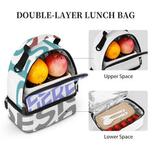 Charger l'image dans la galerie, Sac à repas / Sac double compartiment personnalisé avec photo logo texte motif (Impression des multi-images)