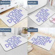 Charger l'image dans la galerie, Tapis de bain en boue de diatomées antidérapant personnalisé avec photo logo texte motif