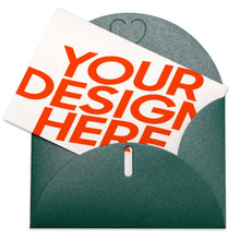 Charger l'image dans la galerie, Carte de voeux / Carte postale horizontale personnalisée avec photo texte logo motif
