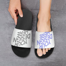 Charger l'image dans la galerie, Chaussons de maison chaussures de bain en PVC pour femmes hommes personnalisée avec photo texte logo (impression complète multi-images)