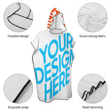 Charger l'image dans la galerie, Serviette de plage / Linge de bain adulte NT158 personnalisée avec photo et prénom (Même style pour homme et femme)