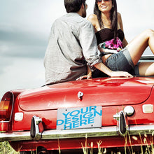 Charger l'image dans la galerie, Plaque d'immatriculation de voiture en fer (15×30cm) Personnalisé avec image et texte