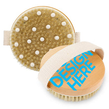 Charger l'image dans la galerie, Brosse de bain personnalisé avec photo texte ou logo