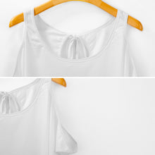 Charger l'image dans la galerie, Débardeur sexy à épaules dénudées pour femmes grande taille AUT personnalisé avec photo texte motif logo (multi-image impression complète)