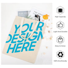 Charger l'image dans la galerie, Sac cabas Canvas impression recto-verso 38×41cm personnalisé avec photo motif image texte logo