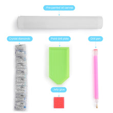 Charger l'image dans la galerie, Peinture diamant avec diamant rond (style toile) personnalisé avec photo text