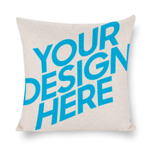 Charger l'image dans la galerie, Taie d'oreiller personnalisée en chanvre blanc (impression recto-verso)