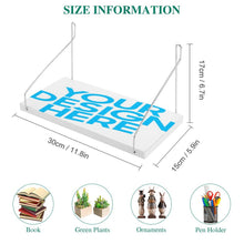 Charger l'image dans la galerie, Étagère murale/étagère de rangement bois JJ0529023 impression personnalisée avec photo motif logo texte