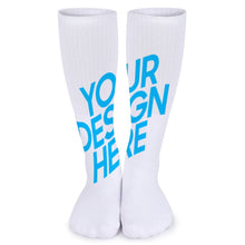 Charger l'image dans la galerie, Chaussettes longues respirantes anti transpiration personnalisées avec photo motif logo texte