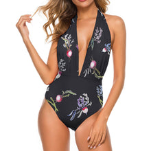 Charger l'image dans la galerie, Maillot de bain 1 pièce avec décolleté en V femme LT3092 personnalisé avec photo texte motif logo