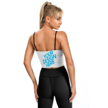 Charger l'image dans la galerie, Corset top bustier crop top camisole femme YJ007 personnalisé avec photo image logo motif texte