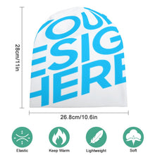 Charger l'image dans la galerie, Bonnet chaud personnalisé avec photo logo motif texte pour femme homme