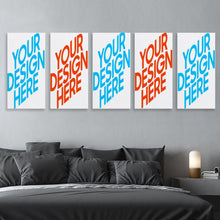 Charger l'image dans la galerie, Peintures suspendues personnalisées: un ensemble de cinq photos (vertical 1: 2)