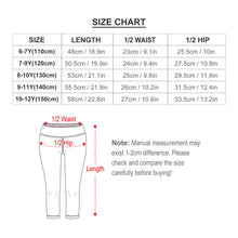 Charger l'image dans la galerie, Leggings/pantalon yoga 3/4 enfant NT10 impression personnalisés avec image motif logo texte