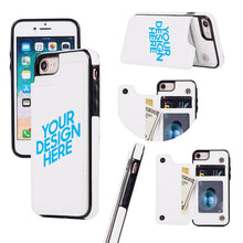 Charger l'image dans la galerie, Coque de téléphone personnalisée avec couvercle rabattable et foto iPhone 7 / 8