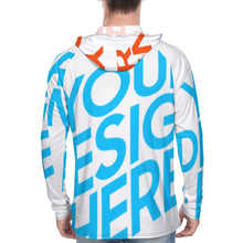 Charger l'image dans la galerie, Sweat à capuche à manches longues protection solaire homme personnalisé avec photo prénom texte