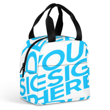 Charger l'image dans la galerie, Sac à lunch étanche isolé portable de grande capacité personnalisé avec photo texte prénom (conception une image)