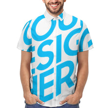 Charger l'image dans la galerie, Chemise à manches courtes tee shirt Grande Taille Homme élégante 3M37 personnalisé avec photo logo motif texte (Impression d'image unique)