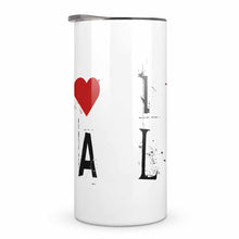 Charger l'image dans la galerie, Gourde en acier inoxydable / Tasse à eau avec bec push-pull personnalisé avec image et photo texte