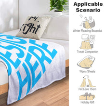 Charger l'image dans la galerie, Couverture en peluche Adulte enfant confortable personnalisée avec photo image logo motif texte