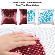 Charger l'image dans la galerie, Impression des multi-images/image unqiue Accueil taie d'oreiller à paillettes Coussin de siège personnalisé avec photo motif logo texte