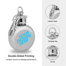 Charger l'image dans la galerie, JJ0522031 Petite flasque (impression uv) personnalisée avec logo