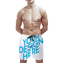 Charger l'image dans la galerie, Short de plage maillot de bain long pour homme personnalisé avec photo texte