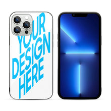 Charger l'image dans la galerie, Coque de téléphone en verre trempé Apple iPhone 13 series impression personnalisé avec logo photo motif texte
