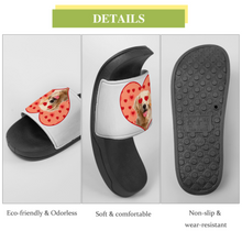 Charger l'image dans la galerie, Chaussons de maison chaussures de bain en PVC pour femmes hommes personnalisée avec photo texte logo (impression complète multi-images)