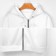 Charger l'image dans la galerie, Sweats à capuche zippés hoodies long pour femme personnalisé avec photo logo texte motif