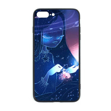 Charger l'image dans la galerie, Coque Verre TPU Noir pour iPhone 7P / 8P personnalisée avec photo